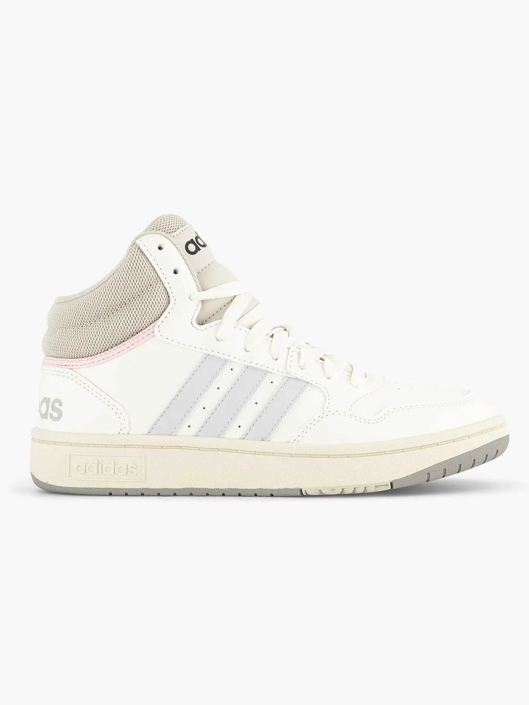 Sneakers|adidas Witte Hoops 3.0 Mid