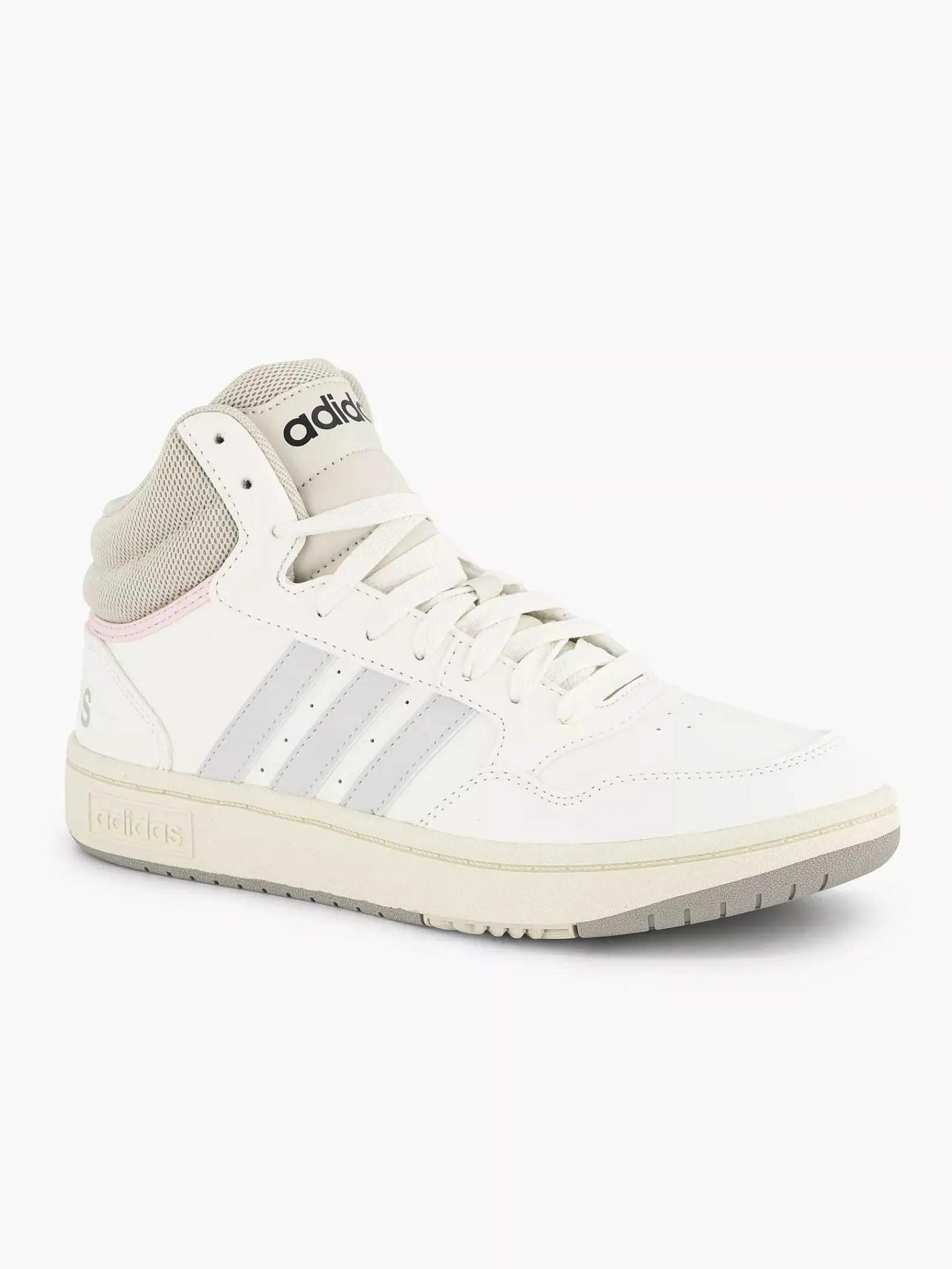 Sneakers|adidas Witte Hoops 3.0 Mid