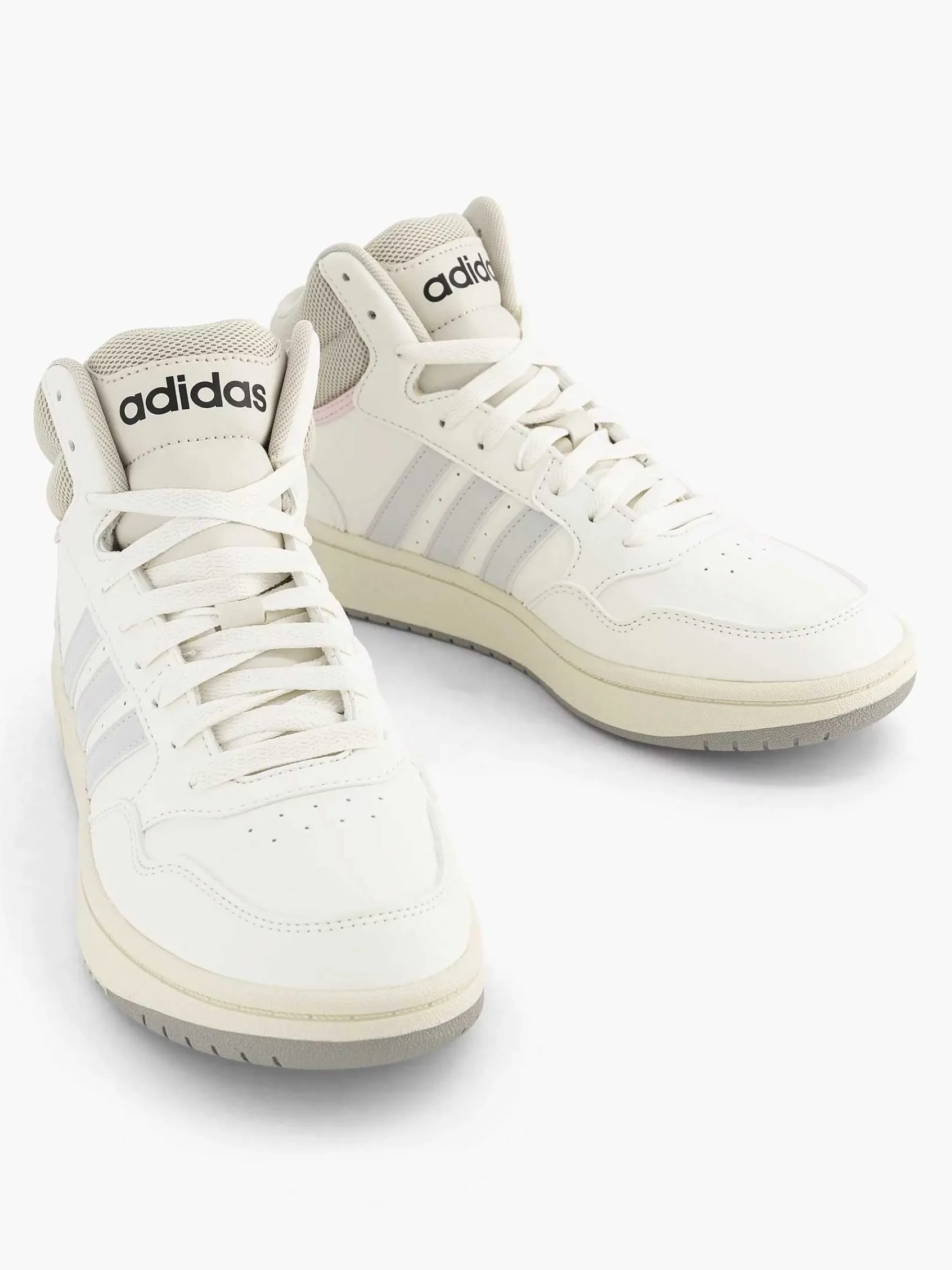 Sneakers|adidas Witte Hoops 3.0 Mid