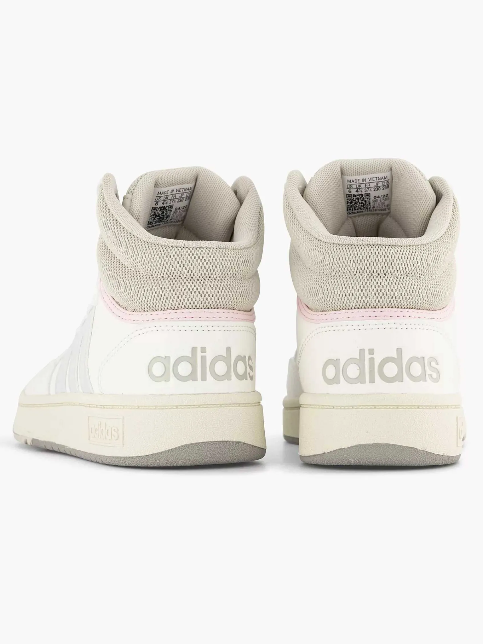 Sneakers|adidas Witte Hoops 3.0 Mid
