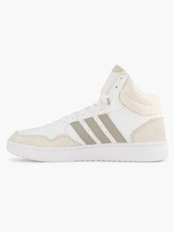 Sneakers|adidas Witte Hoops 3.0 Mid
