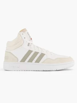 Sneakers|adidas Witte Hoops 3.0 Mid