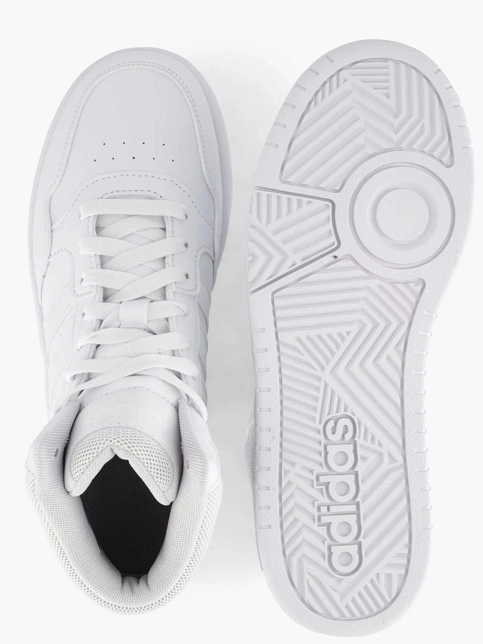 Jongensschoenen|adidas Witte Hoops Mid 3.0 K