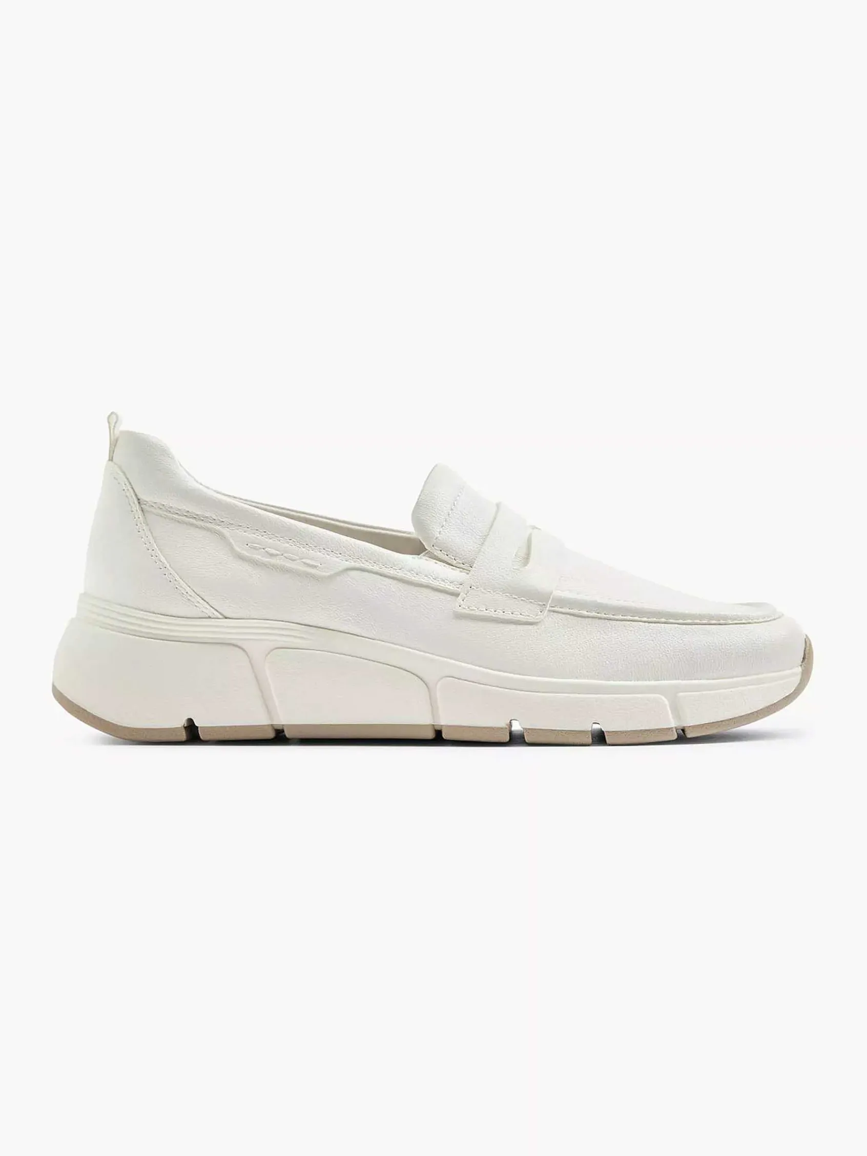 Comfort Schoenen|Medicus Witte Leren Comfort Instapper