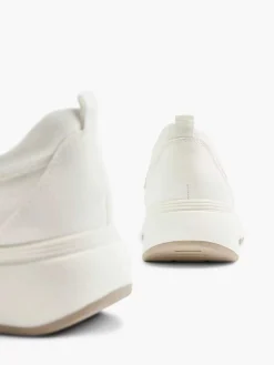 Comfort Schoenen|Medicus Witte Leren Comfort Instapper