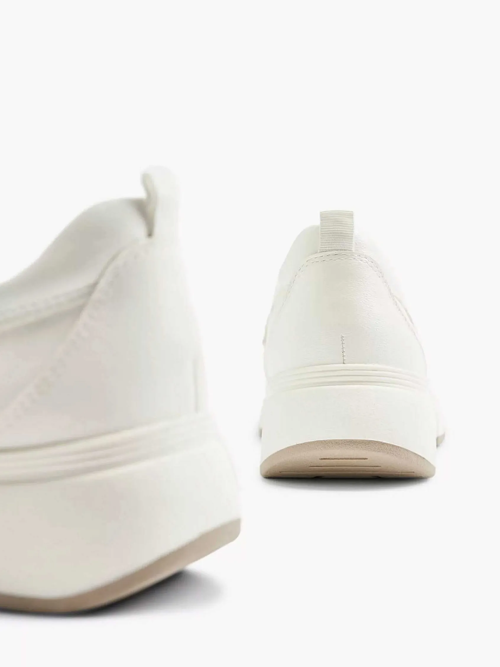 Comfort Schoenen|Medicus Witte Leren Comfort Instapper