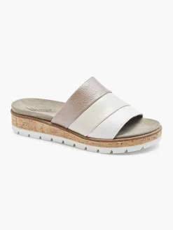 Slippers|Medicus Witte Leren Comfort Slipper