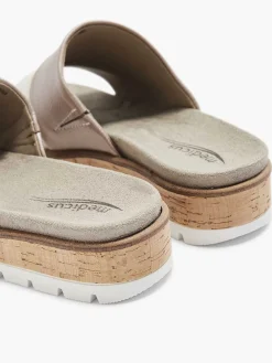 Slippers|Medicus Witte Leren Comfort Slipper