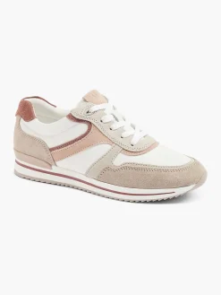 Comfort Schoenen|Medicus Witte Leren Comfort Sneaker