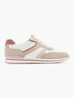 Comfort Schoenen|Medicus Witte Leren Comfort Sneaker
