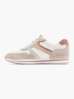 Comfort Schoenen|Medicus Witte Leren Comfort Sneaker