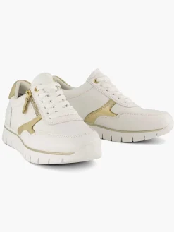 Sneakers|Medicus Witte Leren Comfort Sneaker