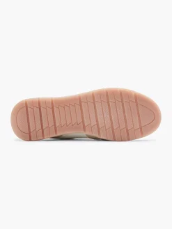Comfort Schoenen|Medicus Witte Leren Comfort Sneaker