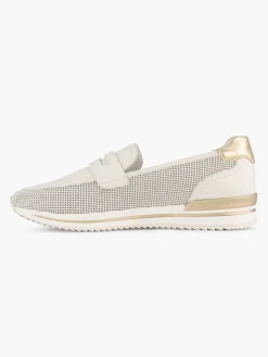 Comfort Schoenen|Medicus Witte Leren Instapper