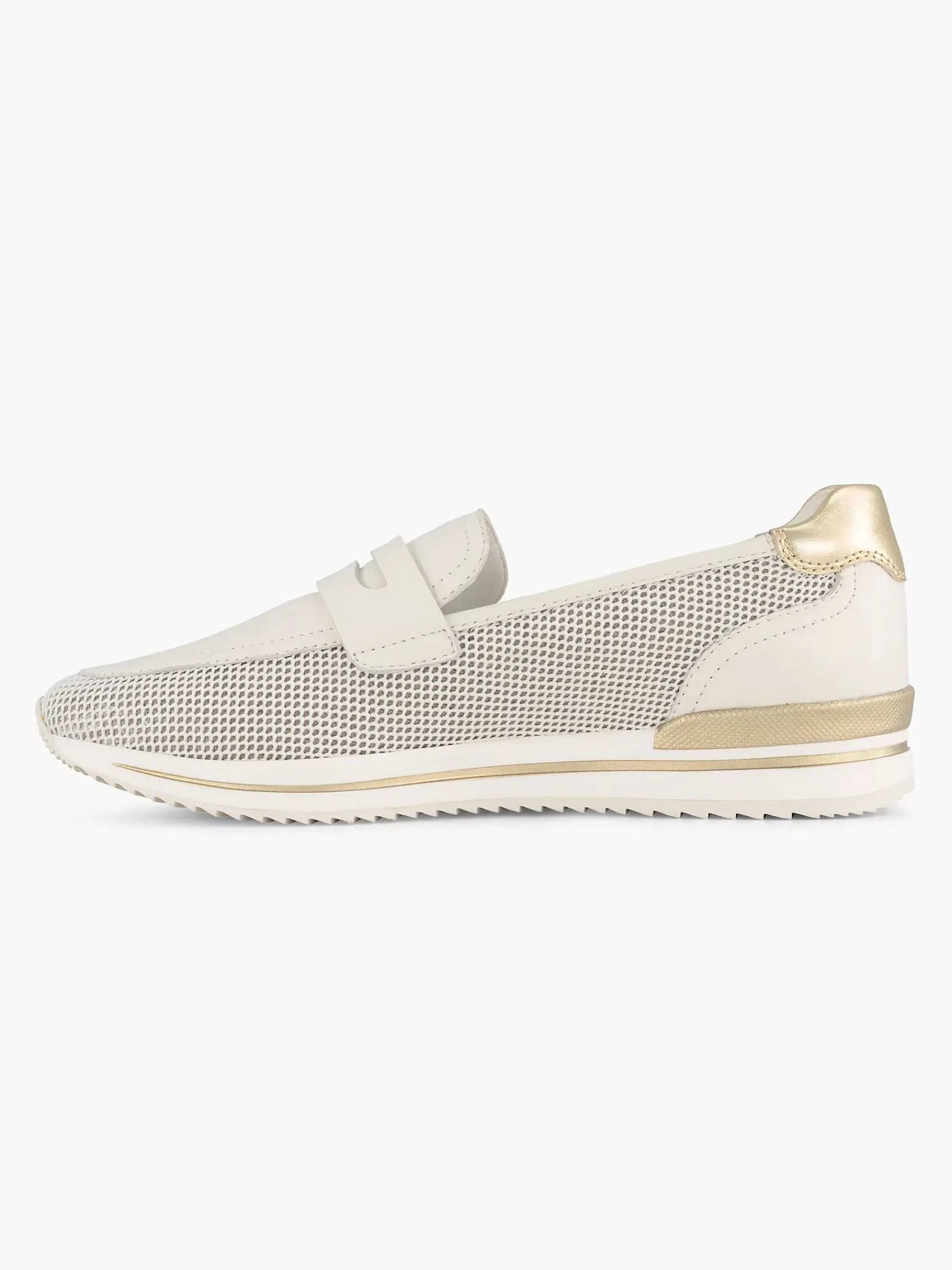 Comfort Schoenen|Medicus Witte Leren Instapper