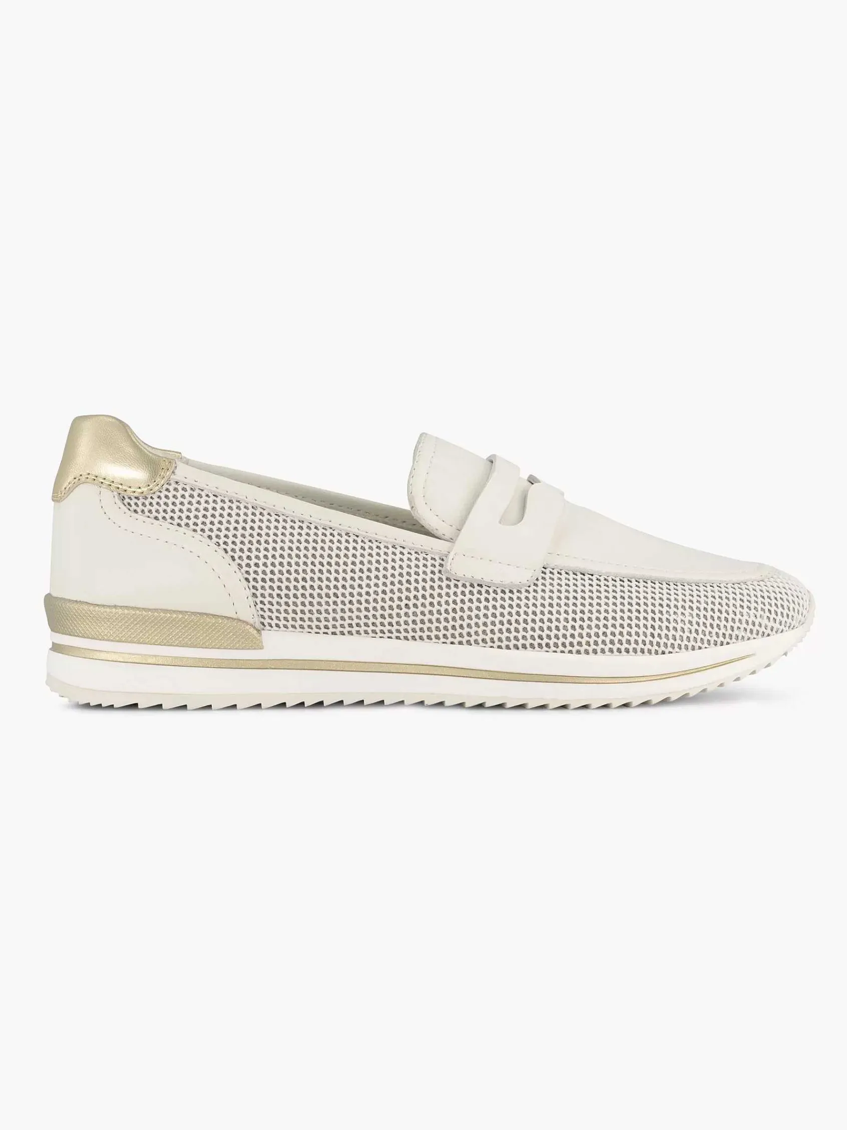 Comfort Schoenen|Medicus Witte Leren Instapper