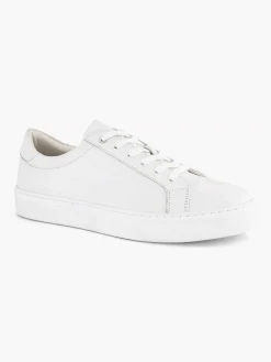 Sneakers|Oxmox Witte Leren Sneaker