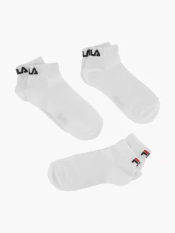 Sokken|FILA Witte Lifestyle 3 Pak Mt 39-46