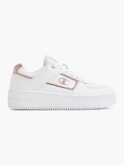 Sneakers|Champion Witte Low Cut Shoe Foul Platform
