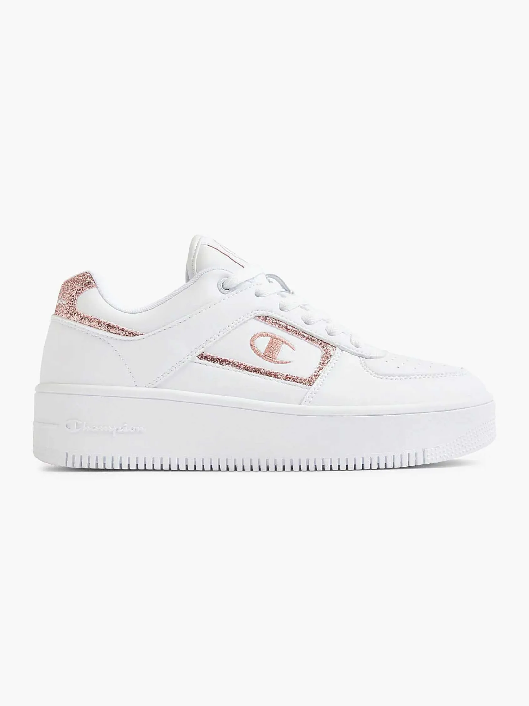 Sneakers|Champion Witte Low Cut Shoe Foul Platform