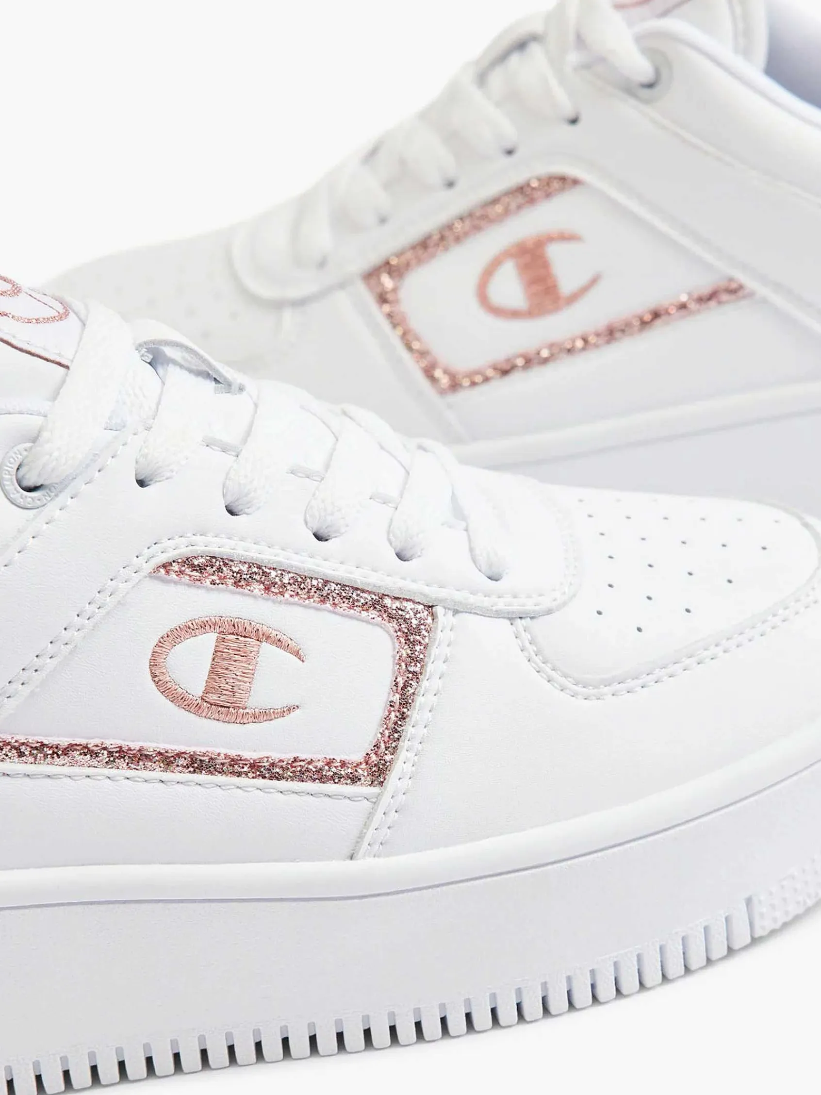 Sneakers|Champion Witte Low Cut Shoe Foul Platform