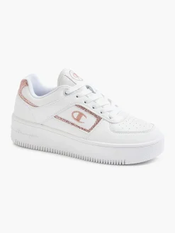 Sneakers|Champion Witte Low Cut Shoe Foul Platform