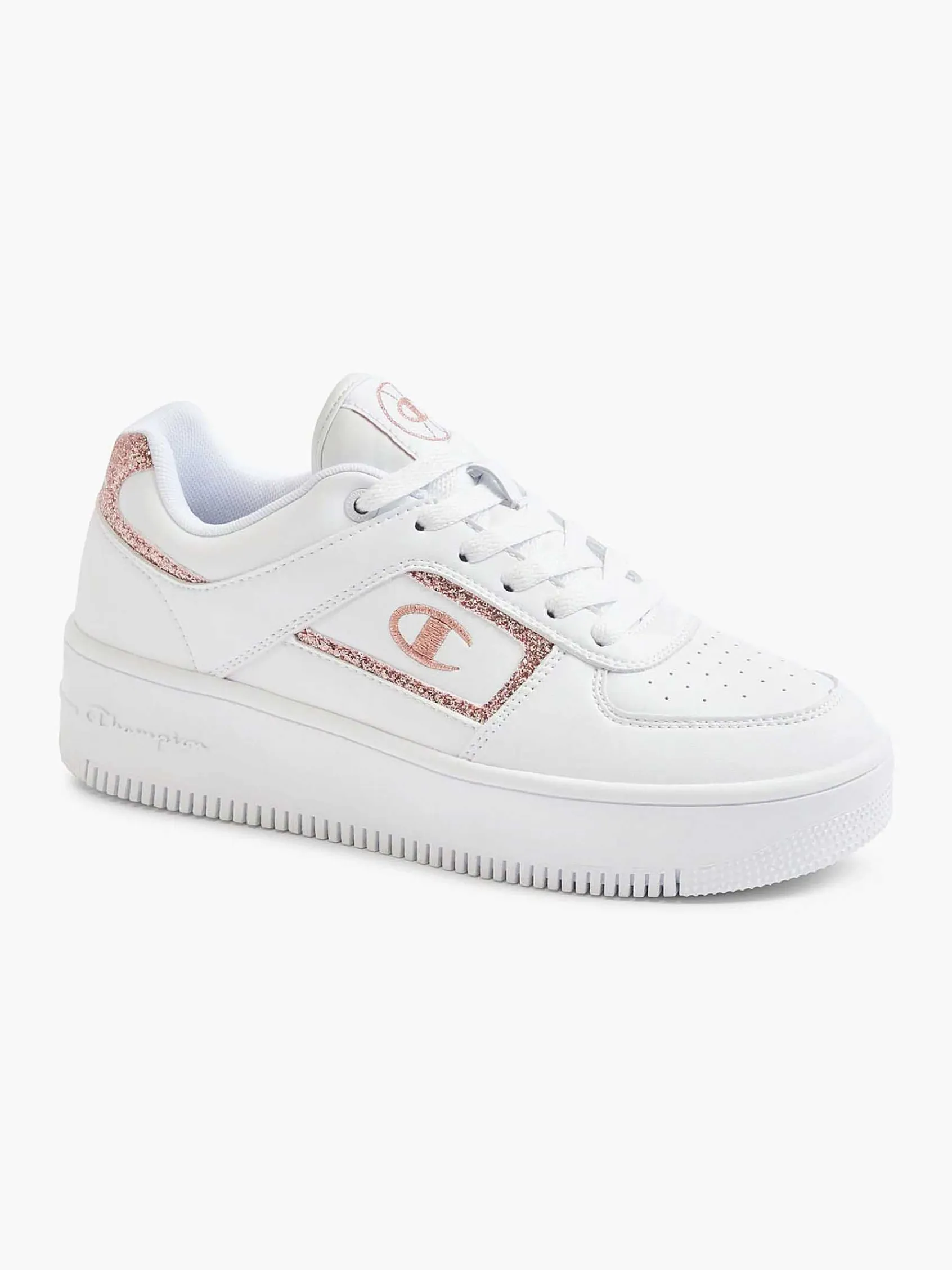 Sneakers|Champion Witte Low Cut Shoe Foul Platform