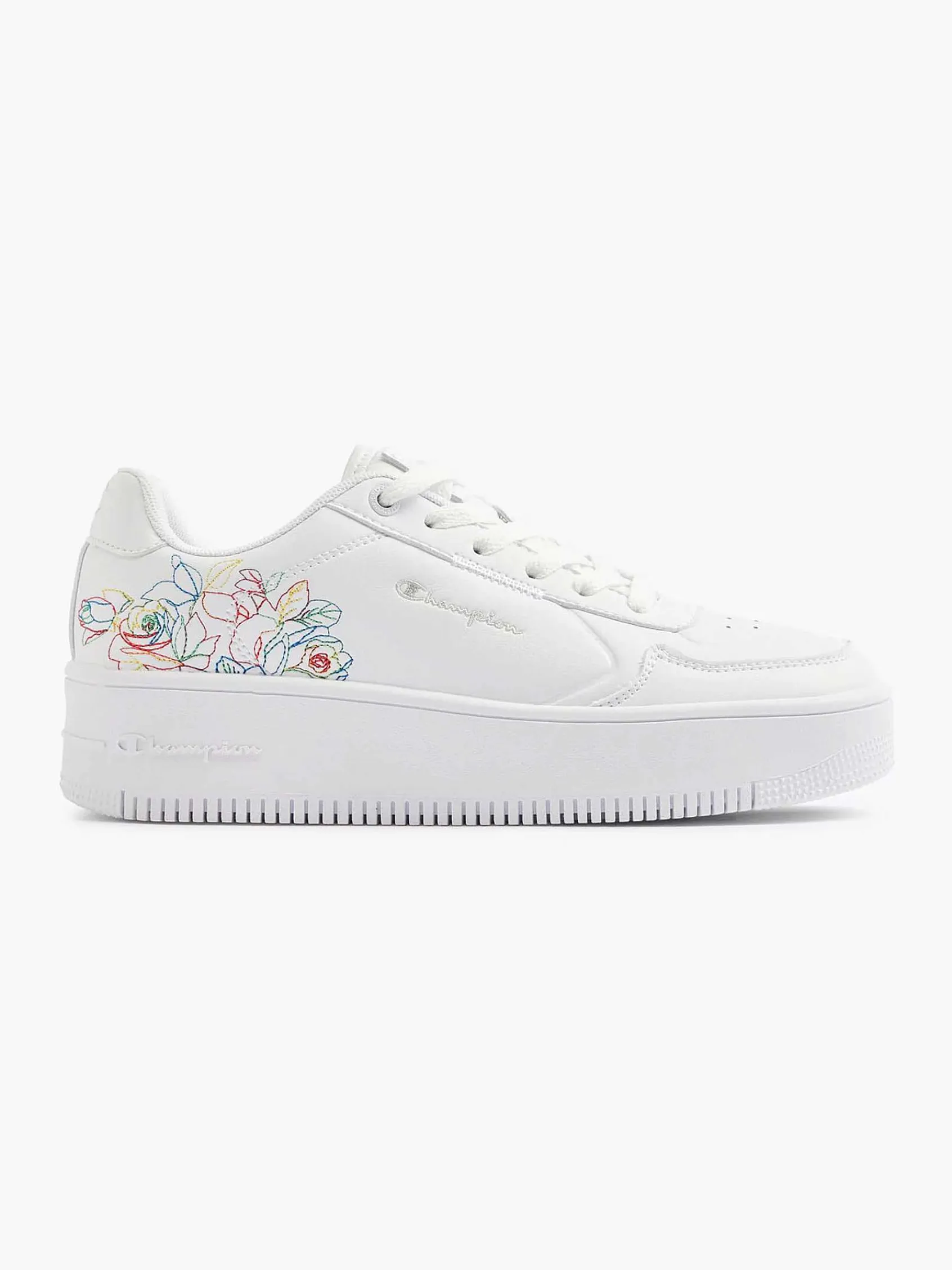 Sneakers|Champion Witte Low Cut Shoe Rebound Platform