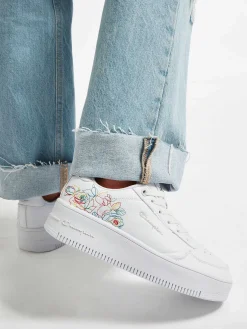 Sneakers|Champion Witte Low Cut Shoe Rebound Platform