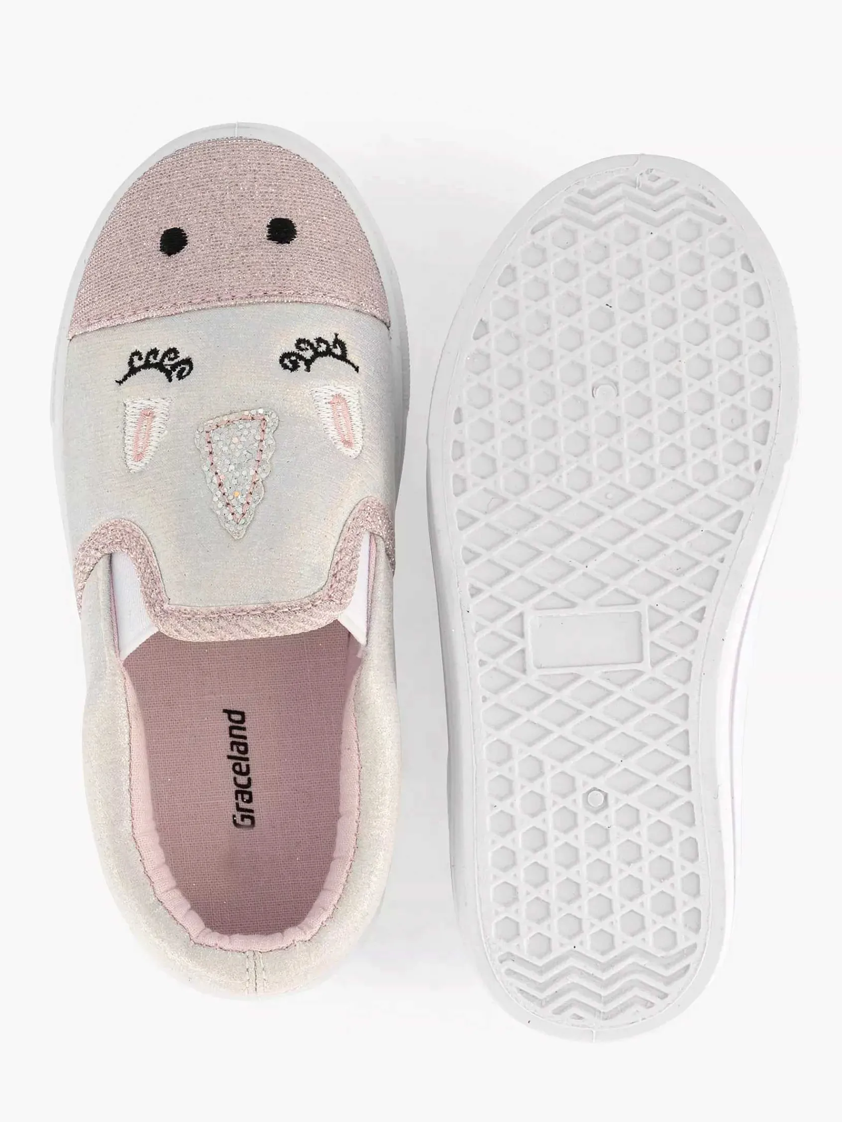 Jongensschoenen|Graceland Witte Pantoffel