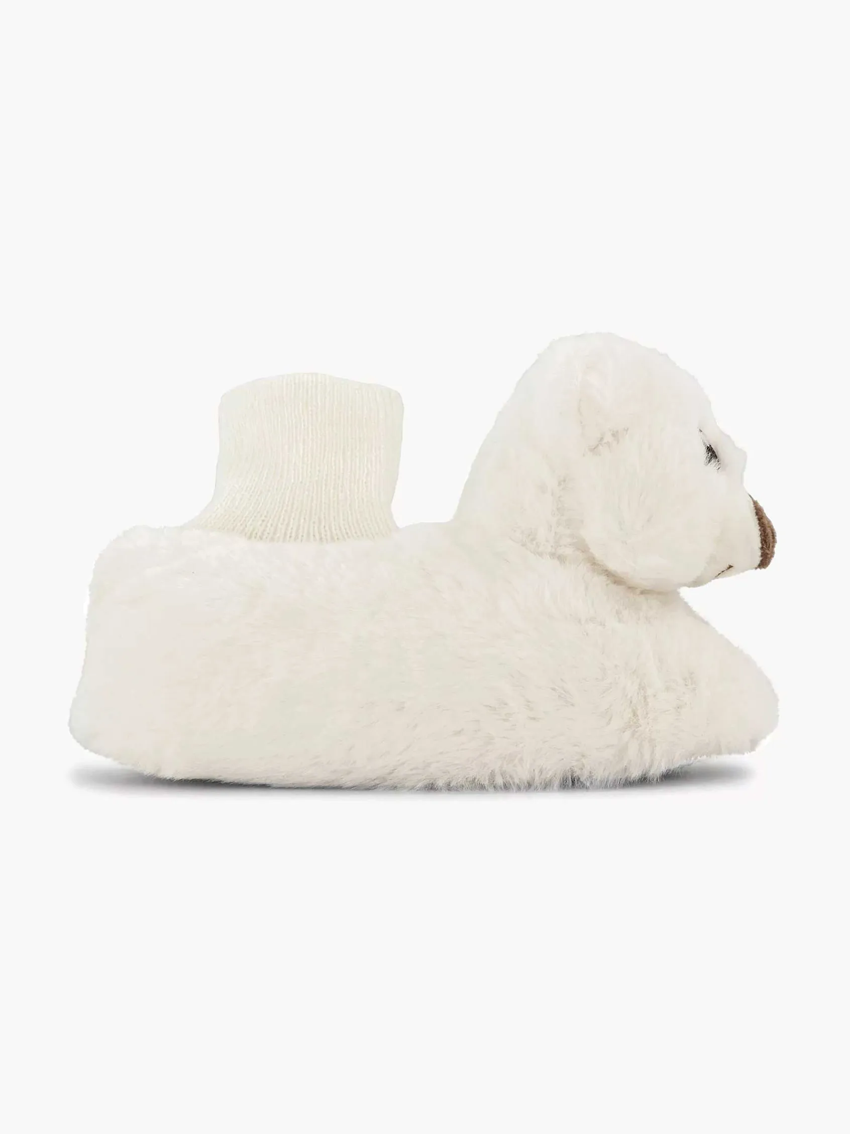 Jongensschoenen|Cupcake Couture Witte Pantoffel Beer