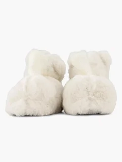 Jongensschoenen|Cupcake Couture Witte Pantoffel Beer