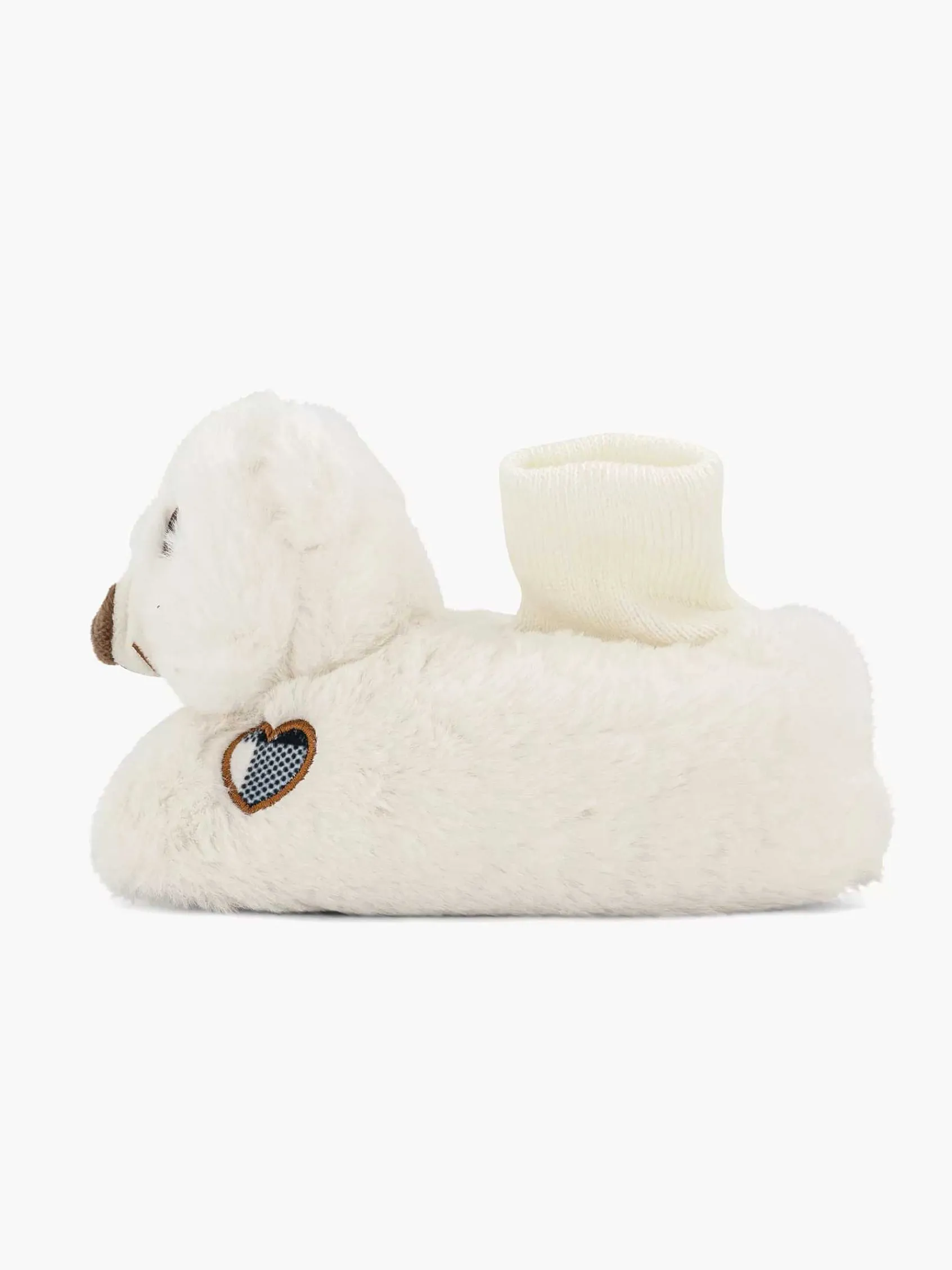 Jongensschoenen|Cupcake Couture Witte Pantoffel Beer