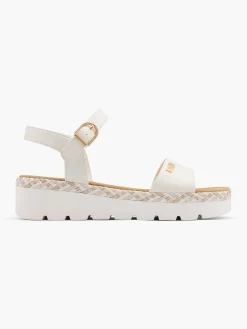 Sandalen|Esprit Witte Platform Sandaal