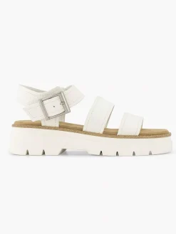Sandalen|Oxmox Witte Platform Sandaal