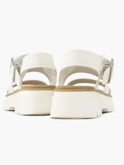 Sandalen|Oxmox Witte Platform Sandaal