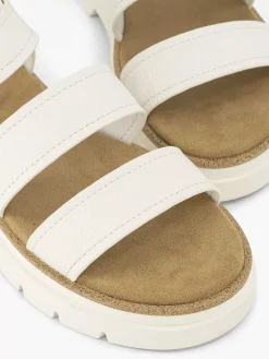Sandalen|Oxmox Witte Platform Sandaal