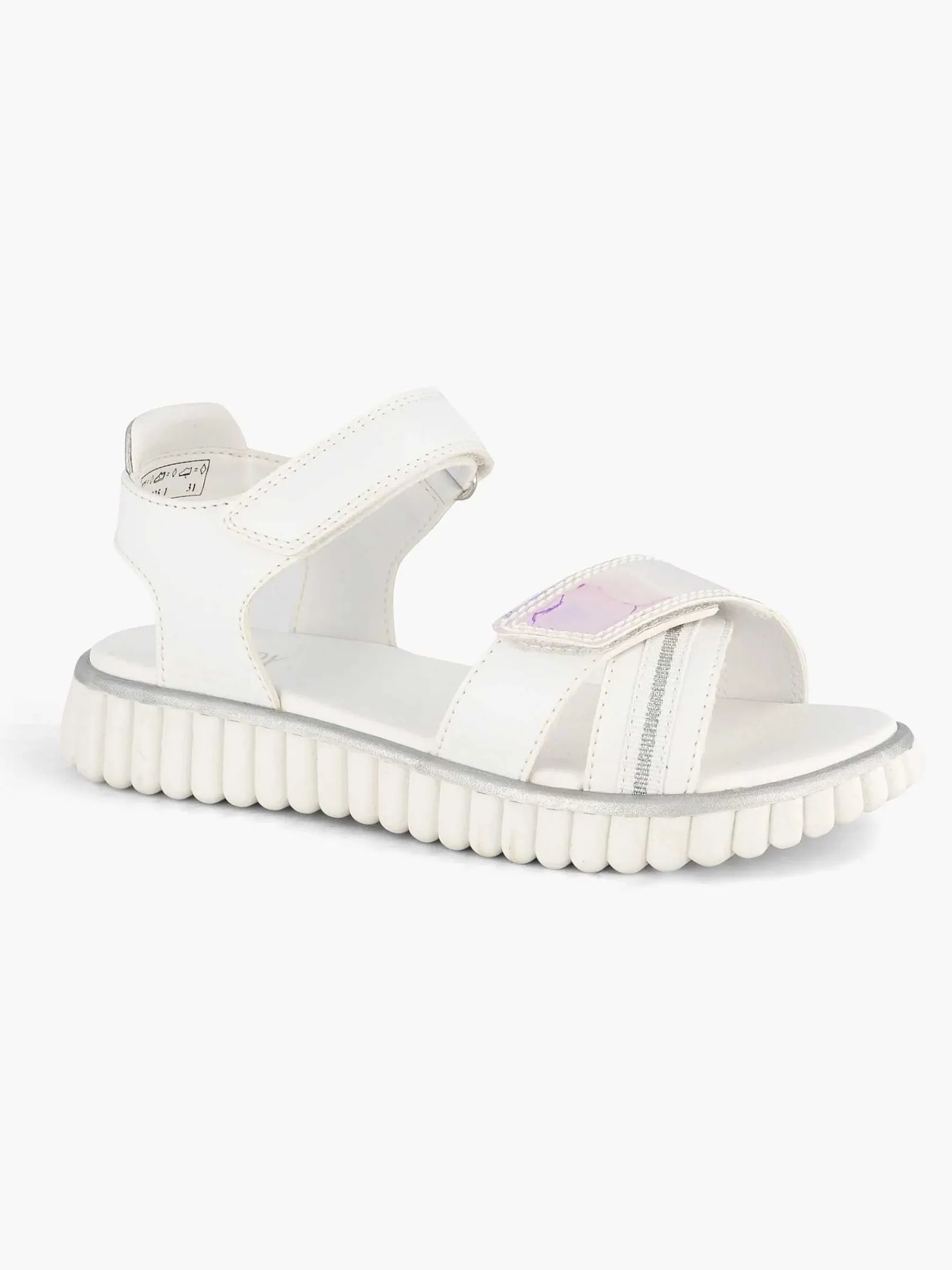 Jongensschoenen|Oxmox Witte Platform Sandaal
