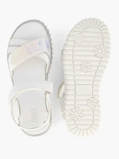 Jongensschoenen|Oxmox Witte Platform Sandaal