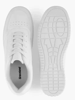 Sneakers|Graceland Witte Platform Sneaker