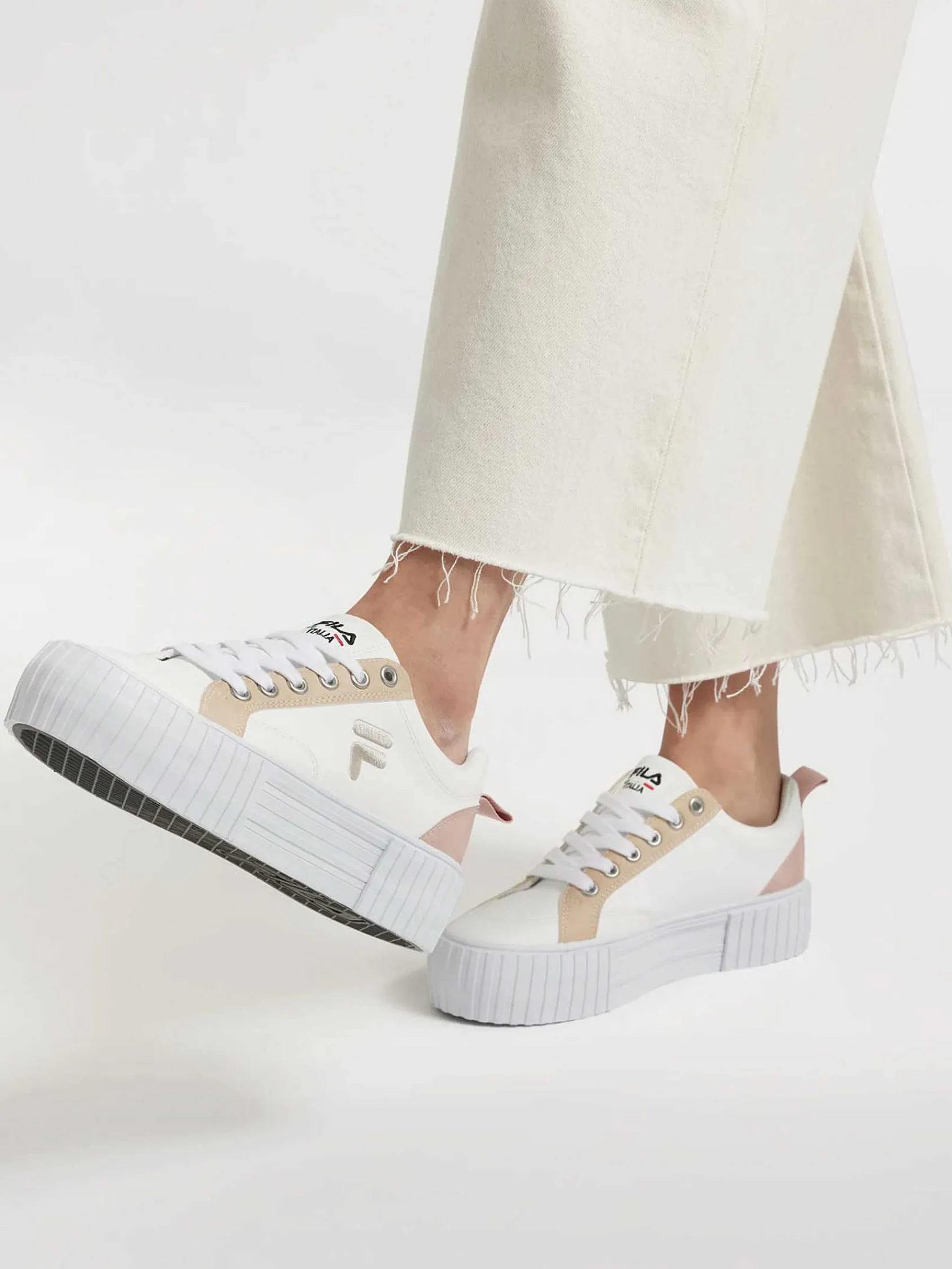 Sneakers|FILA Witte Platform Sneaker