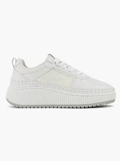 Sneakers|Oxmox Witte Platform Sneaker