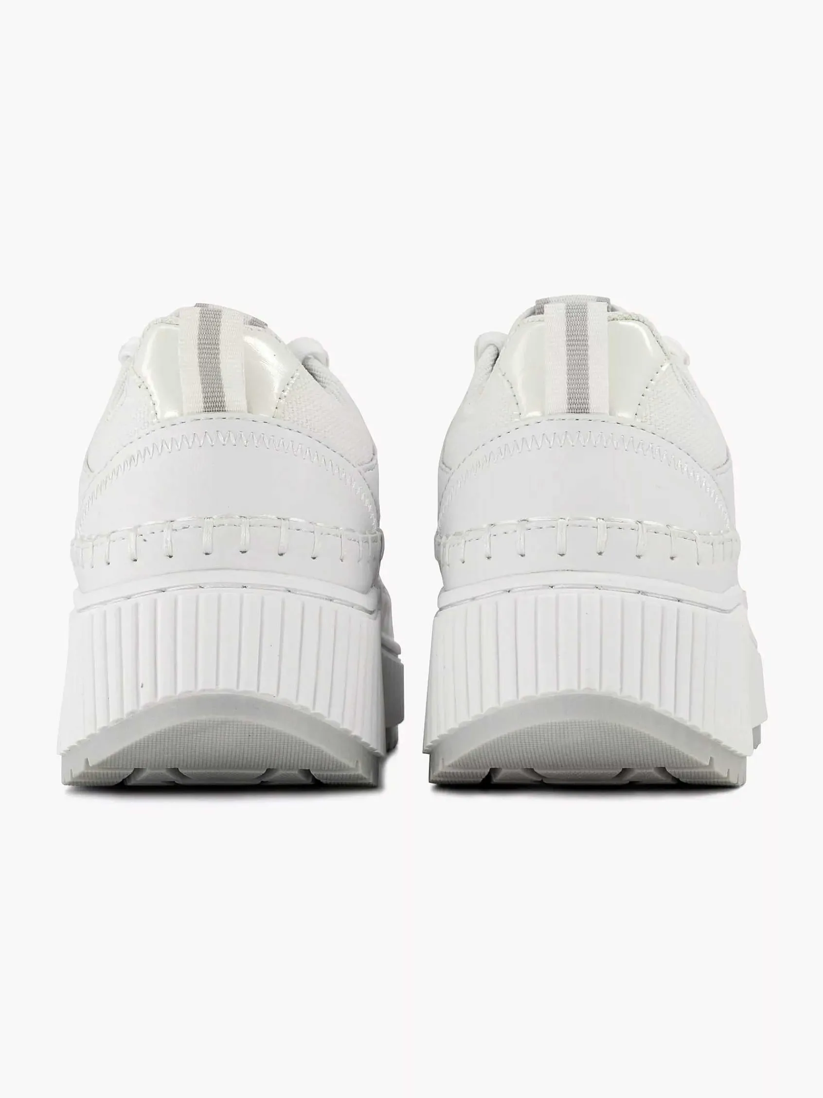 Sneakers|Oxmox Witte Platform Sneaker