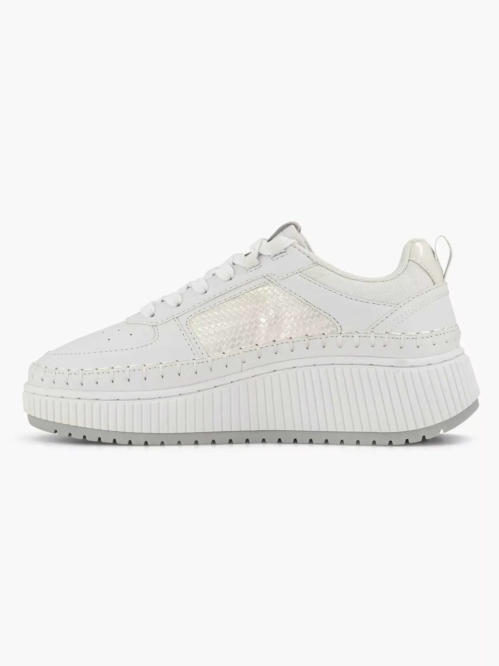 Sneakers|Oxmox Witte Platform Sneaker