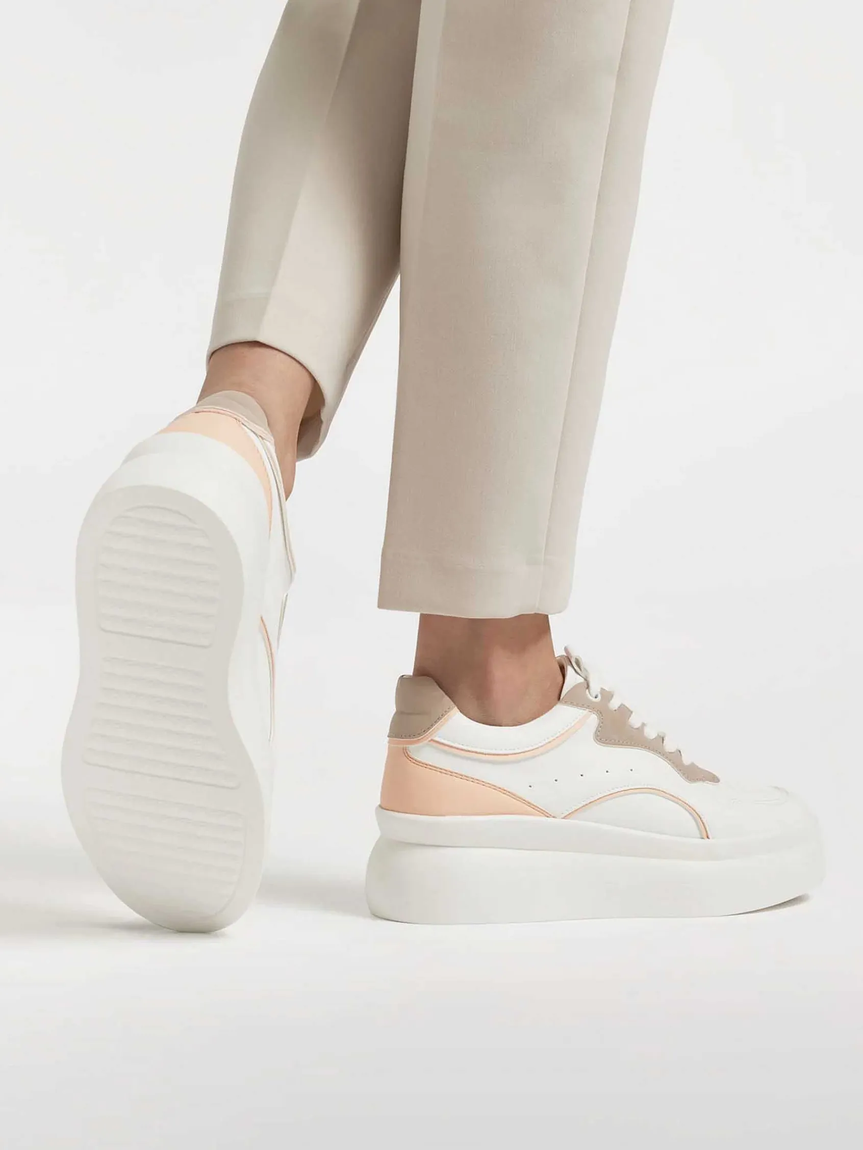 Sneakers|Graceland Witte Platform Sneaker