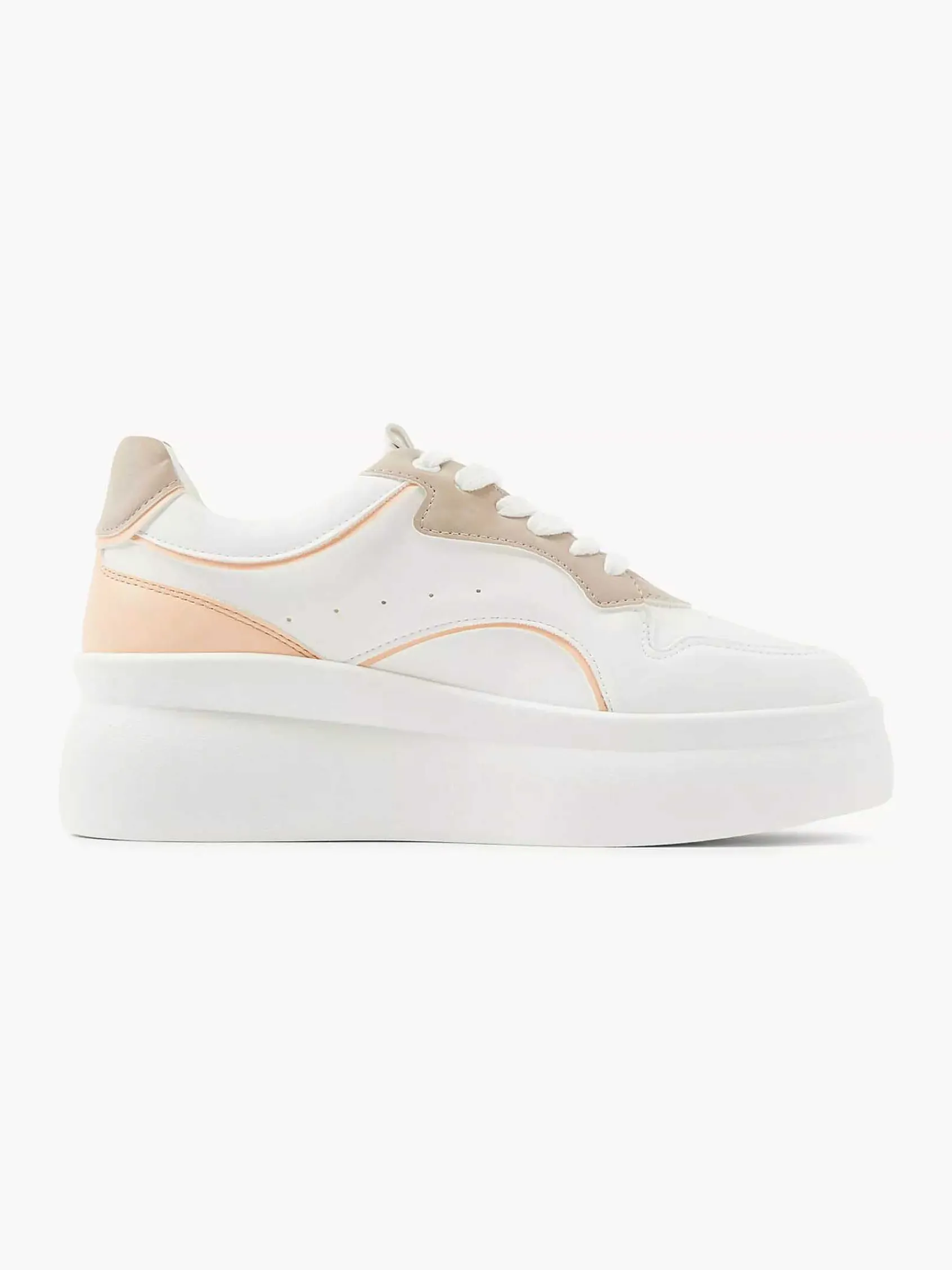 Sneakers|Graceland Witte Platform Sneaker