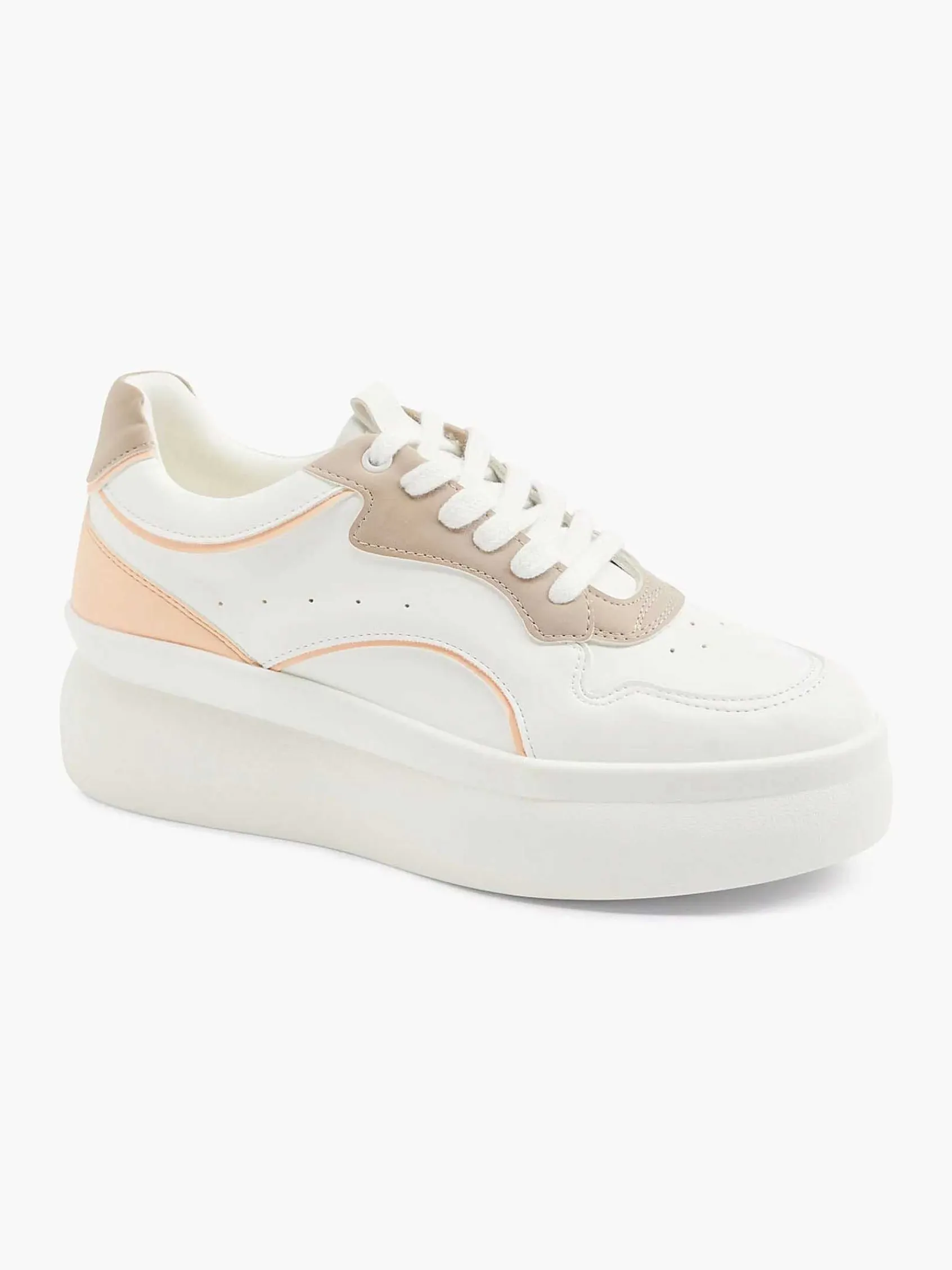 Sneakers|Graceland Witte Platform Sneaker