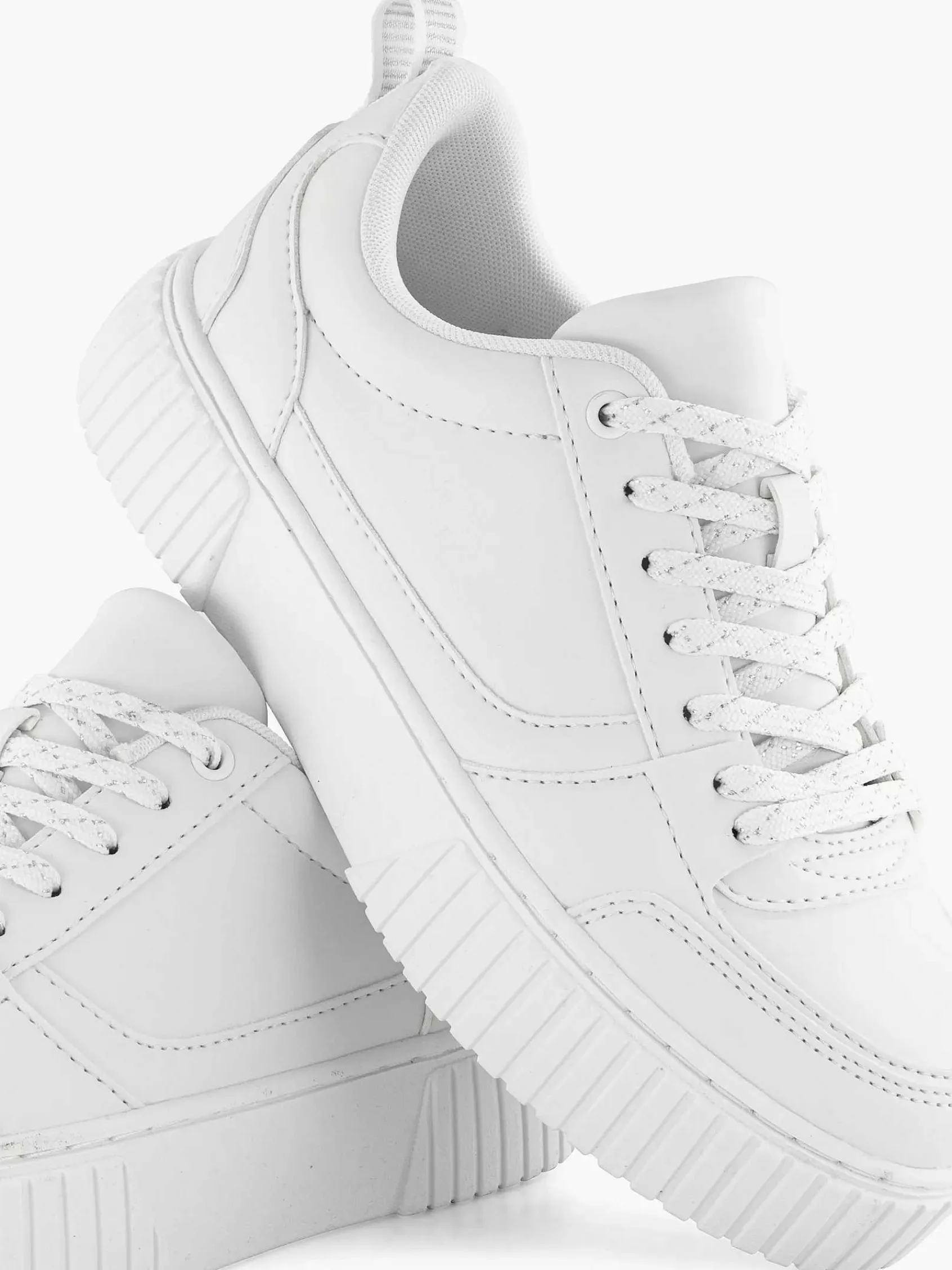 Sneakers|Graceland Witte Platform Sneaker