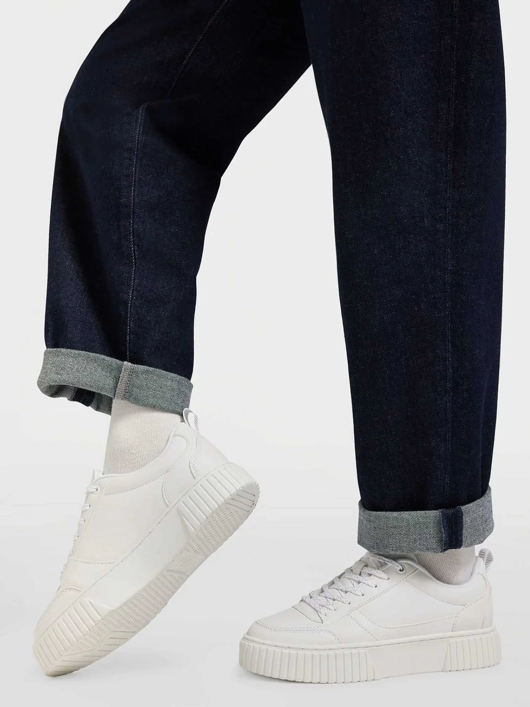 Sneakers|Graceland Witte Platform Sneaker