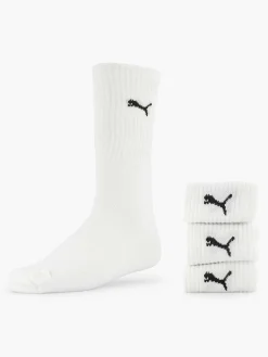 Sokken|Puma Witte Crew 2 Pak 39-42